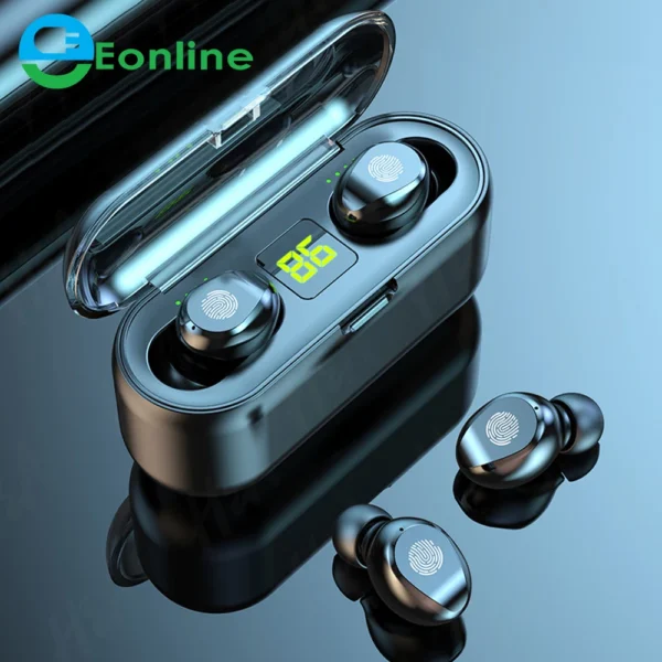 EONLINE TWS 5.0 Earphones 2000mAh Charging Box Wireless Headphones 9D Sports Waterproof Earphones Headsets With Microphone - Image 6