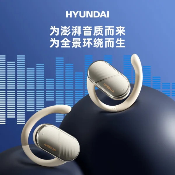 HYUNDAI OWS Earbuds Wireless Earphones BT5.3 Wireless Earhook Plug Touch Control Running Stereo Earphones Headset - Image 4