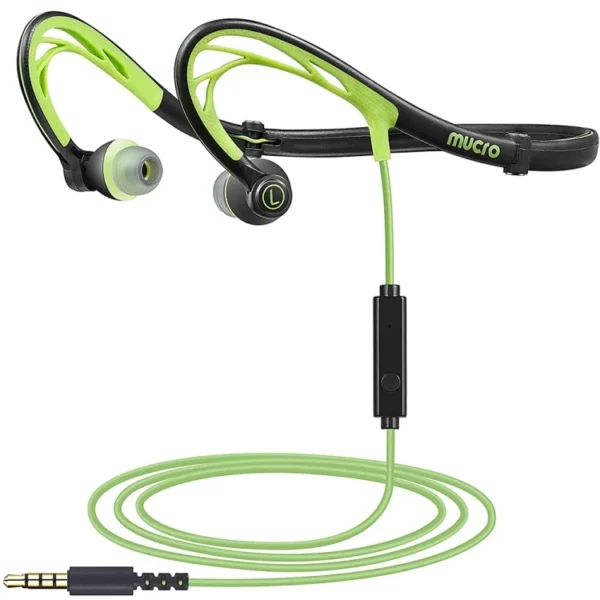 Mucro ML233 Foldable Earphone Running Sports Earbud In-Ear Headphones Night Stereo Neckband Wired Earphones - Image 6