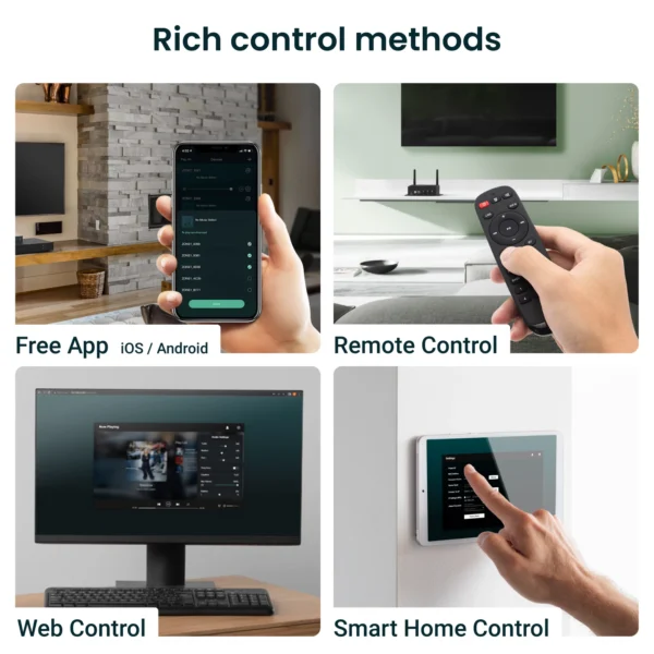 A50+ Multiroom Audio Wireless Connect 50w 2CH Online Music Streaming 8-devices sync amplifier - Image 5