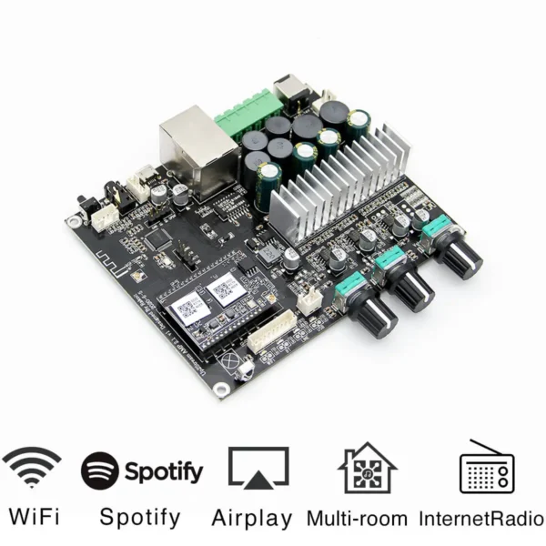 Rakoit Amp 2.1 Professional power wifi multiroom stereo home theater amplifier sound amplifier circuit board 2.1 amplifier board - Image 5