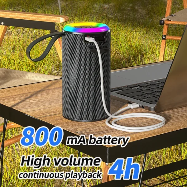 Outdoor Party Super Bass Blue tooth Portable Bluetooths bt Wireless Speaker - Image 2