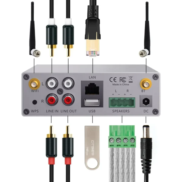 A50+ home theater smart audio lab mini audio amplifier Bluetooth board amplifier hifi audio - Image 6