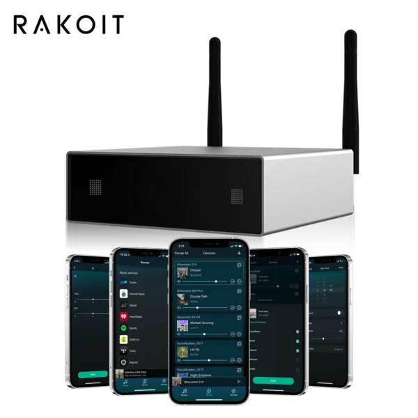 A50+ Wireless Hi-res streaming Amplifier Wifi 2.4g Bluetooth 5.0 Smart Home Easy Music Fan - Image 2