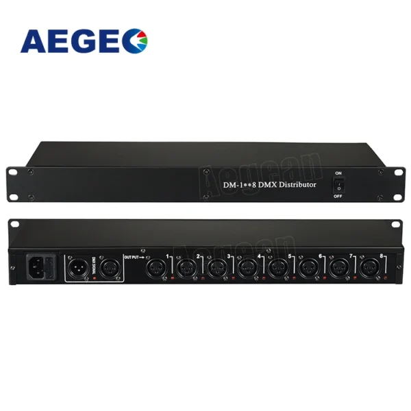 8 way splitters dj lights dmx 8 channels amplifier - Image 6