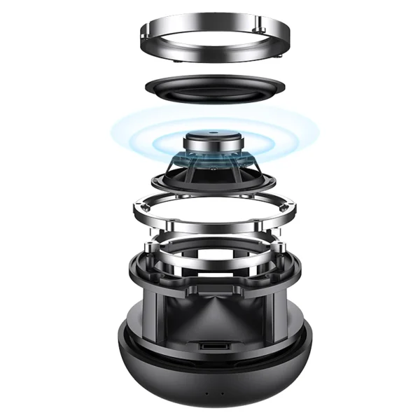 USAMS YC011 Portable Good Sound Audio Waterproof XP7 Speaker BT5.0 Mini Music Audio Stereo Outdoor Wireless Speaker - Image 3