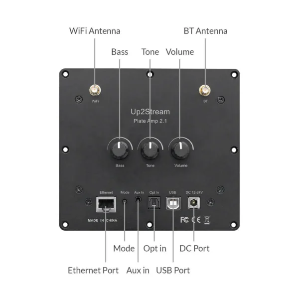 Plate Amp 2.1 2.4G WiFi BT 5.0 50W DIY Speaker Kit Subwoofer Multiroom Plate Amplifier - Image 6