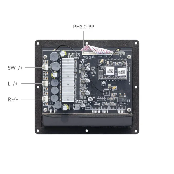 Plate Amp 2.1 2.4G WiFi BT 5.0 50W DIY Speaker Kit Subwoofer Multiroom Plate Amplifier