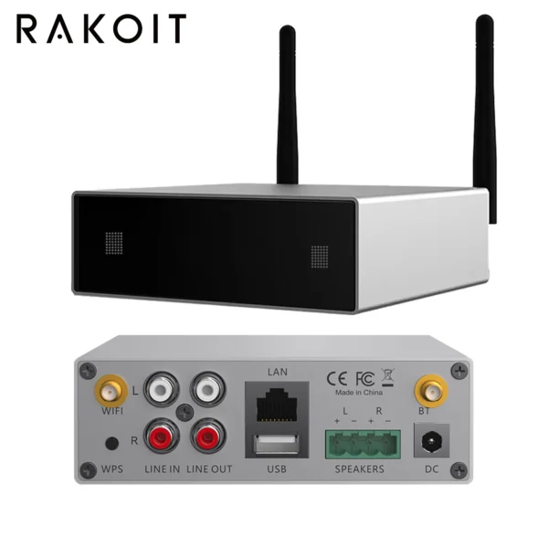 Rakoit Professional home multiroom stereo 2.1 subwoofer class d wireless power pro audio mixer amplifier board - Image 6