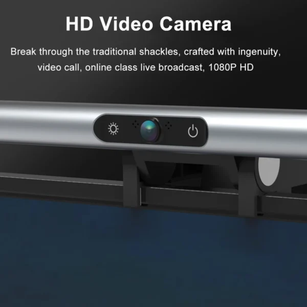 Reading Webcam Portable Monitor Light Bar Dimmable USB Powered LED Computer Monitor Lamp With 3 Light Modes For Video Calls - Image 2
