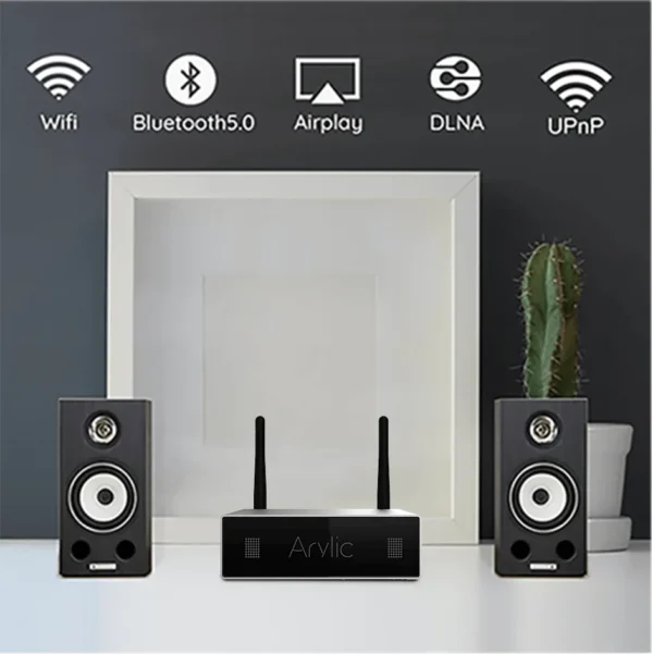A50 Mini Home WiFi receiver digital multiroom multizone network  home automation audio amplifier