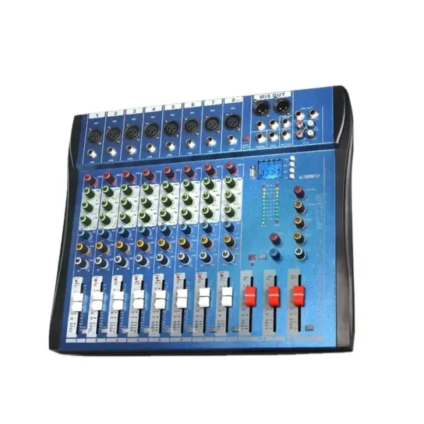 New CT8 8 Channel PC Player Karaoke Parts Multi Effects Studio Master Mini Mixer Audio Interface for Keyboards Microphones Mixer - Image 4
