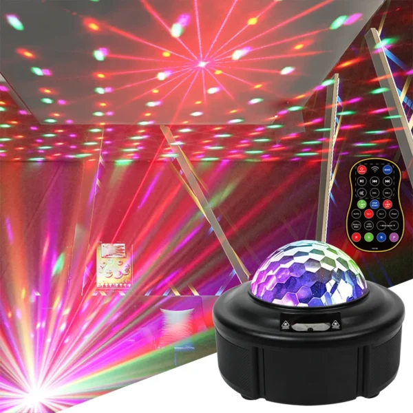 Disco Music Lamp Ball With Bluetooth Connection Led Stage Effect Lighting With Remote controller For Night Club Bar Party - Image 2