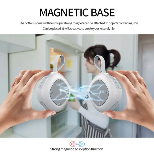 NEW Portable Waterproof Mini Magnetic Bluetooth Speaker for Outdoor Bicycle - Image 3