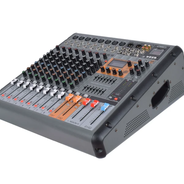 PMMR806D dual effector 99DSP  650W 8 channel audio table mixer USB power mixer