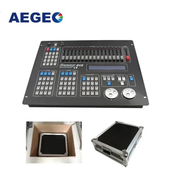 Sunny 512 stage light console dimming 512 dmx controller with flight case - Image 6