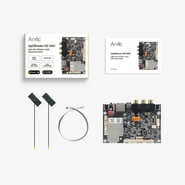 HD DAC 192khz/24bits High-Res Multiroom Wireless Aptx HD Audio Streaming Board Airplay 2 Compatible Preamplifier - Image 5