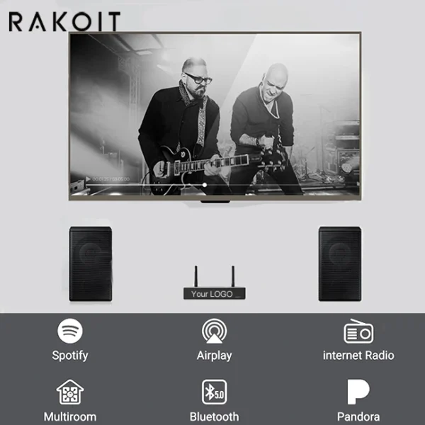 A30+ Wifi Bluetooth Airplay Amplifier Analog/Digital Streaming 4STREAM Multiroom Home Theater - Image 3